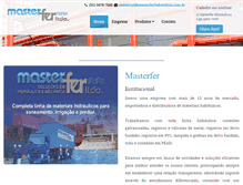 Tablet Screenshot of masterferhidraulicos.com.br